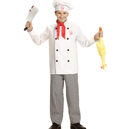 e-carnavalskleding-SYK Chef kok pakken voor kinderen