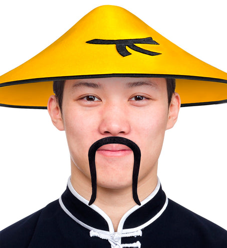 e-carnavalskleding-SYK Chinese snor zwart