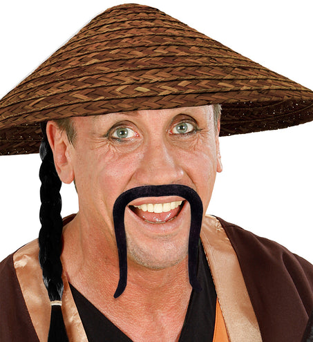 e-carnavalskleding-SYK Chinese snor zwart