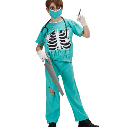e-carnavalskleding-SYK Chirurg kostuum bloederige zombie dokter kind