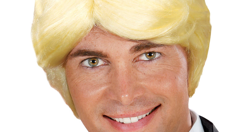 e-carnavalskleding-SYK Claude Francois pruik blond