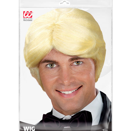 e-carnavalskleding-SYK Claude Francois pruik blond