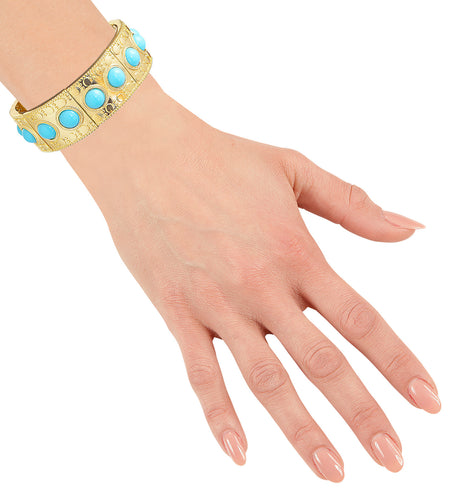 e-carnavalskleding-SYK Cleopatra armband goud Egypte