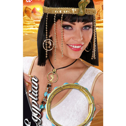 e-carnavalskleding-SYK Cleopatra armband goud Egypte