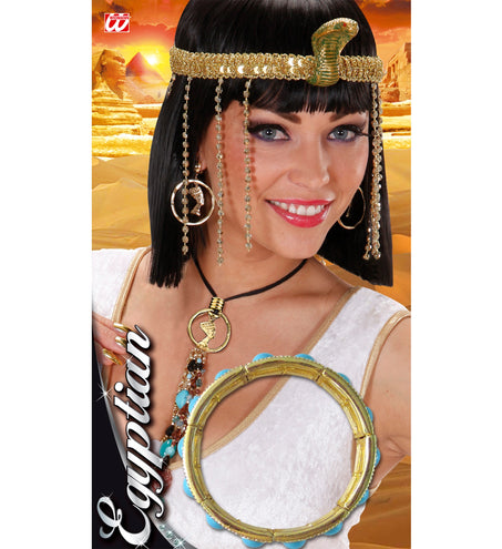 e-carnavalskleding-SYK Cleopatra armband goud Egypte
