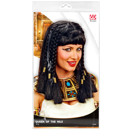 e-carnavalskleding-SYK Cleopatra pruik koningin van de Nijl