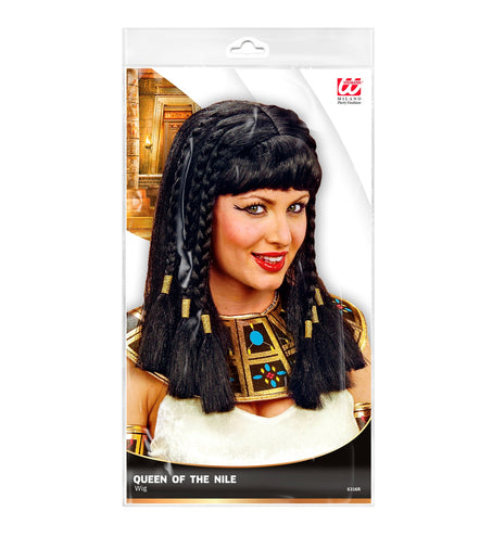 e-carnavalskleding-SYK Cleopatra pruik koningin van de Nijl