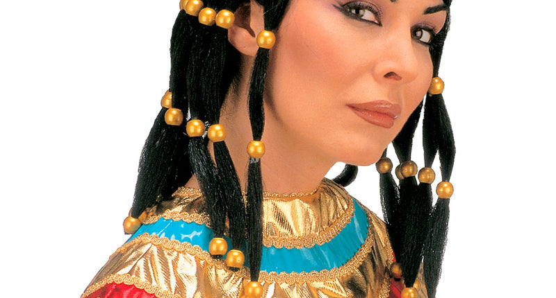 e-carnavalskleding-SYK Cleopatra pruik met slang