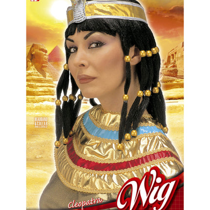 e-carnavalskleding-SYK Cleopatra pruik met slang
