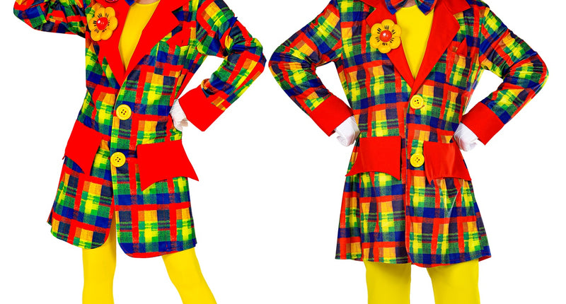 e-carnavalskleding-SYK Clown jas Multi