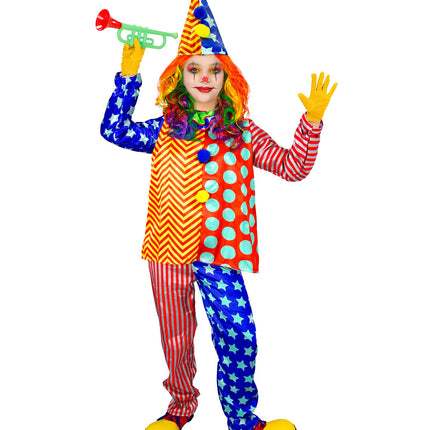 e-carnavalskleding-SYK Clown kostuum Bollie kinderen