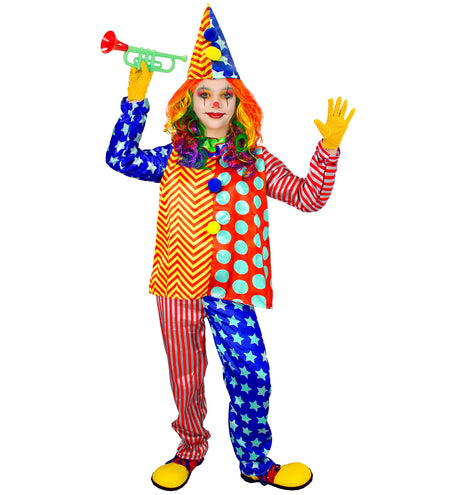 e-carnavalskleding-SYK Clown kostuum Bollie kinderen