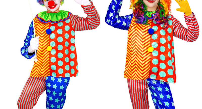 e-carnavalskleding-SYK Clown kostuum Bollie kinderen