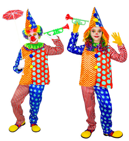 e-carnavalskleding-SYK Clown kostuum Bollie kinderen