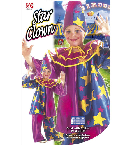 e-carnavalskleding-SYK Clown kostuum Sterre kind
