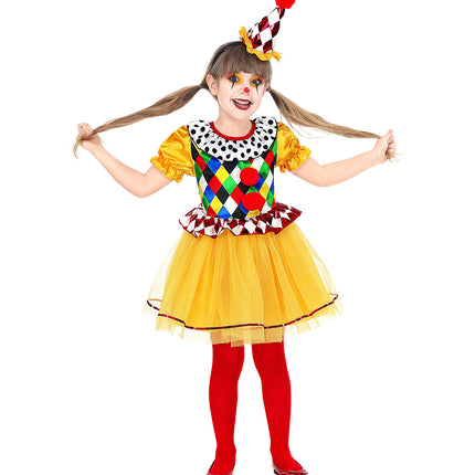 e-carnavalskleding-SYK Clown kostuum Vera meisje