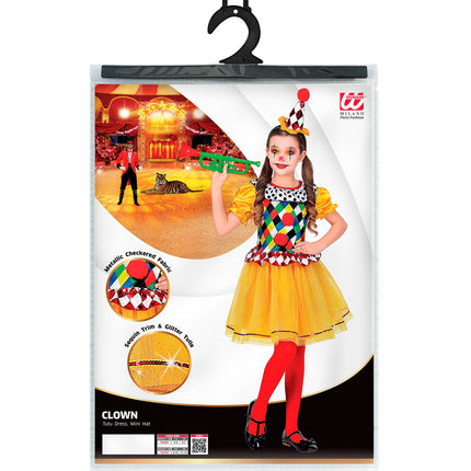 e-carnavalskleding-SYK Clown kostuum Vera meisje