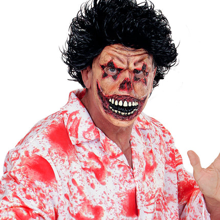 e-carnavalskleding-SYK Clown masker verbrand horror