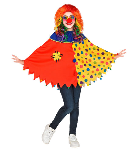 e-carnavalskleding-SYK Clown poncho kinderen
