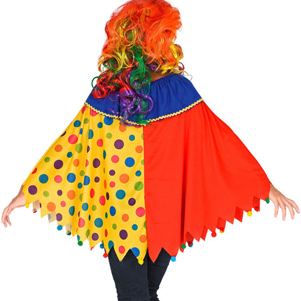 e-carnavalskleding-SYK Clown poncho kinderen