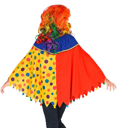 e-carnavalskleding-SYK Clown poncho kinderen