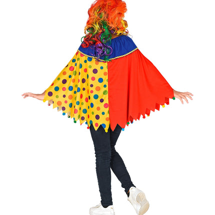 e-carnavalskleding-SYK Clown poncho kinderen