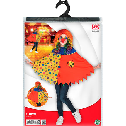 e-carnavalskleding-SYK Clown poncho kinderen