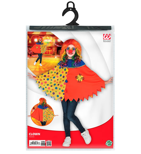 e-carnavalskleding-SYK Clown poncho kinderen