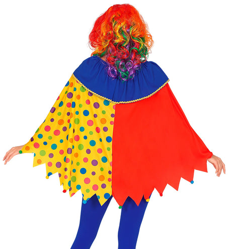 e-carnavalskleding-SYK Clown poncho volwassenen