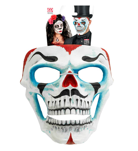 e-carnavalskleding-SYK Clown schedel masker