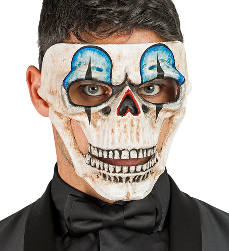 e-carnavalskleding-SYK Clown schedel masker