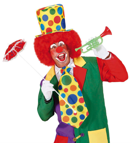 e-carnavalskleding-SYK Clown stropdas stippen