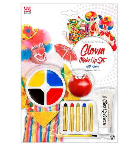 e-carnavalskleding-SYK Clowns make-up set