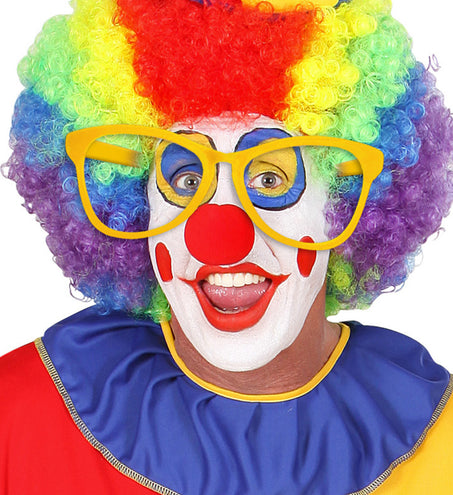 e-carnavalskleding-SYK Clownsbril geel
