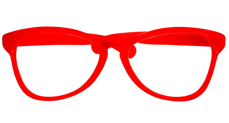 e-carnavalskleding-SYK Clownsbril rood