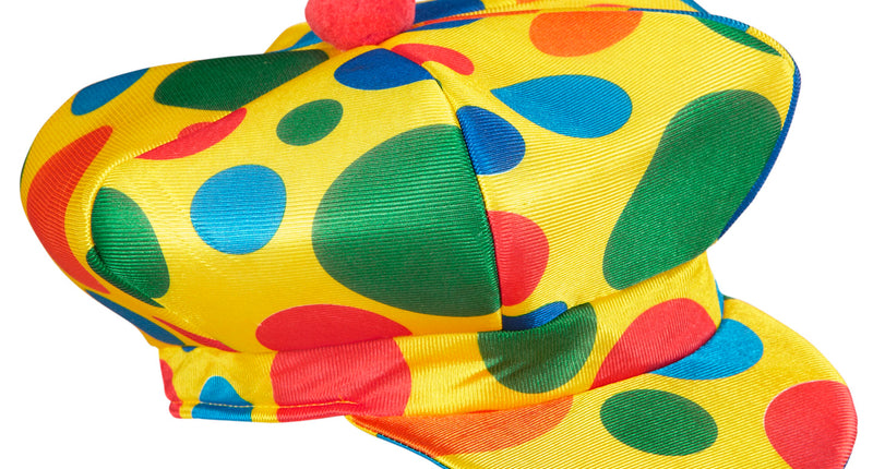 e-carnavalskleding-SYK Clownshoed pet met stippen