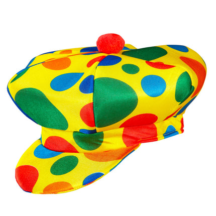 e-carnavalskleding-SYK Clownshoed pet met stippen