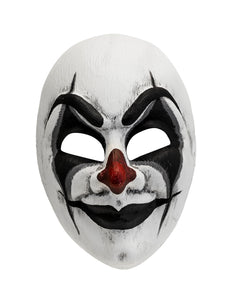 e-carnavalskleding-SYK Clownsmasker griezel zwart/wit