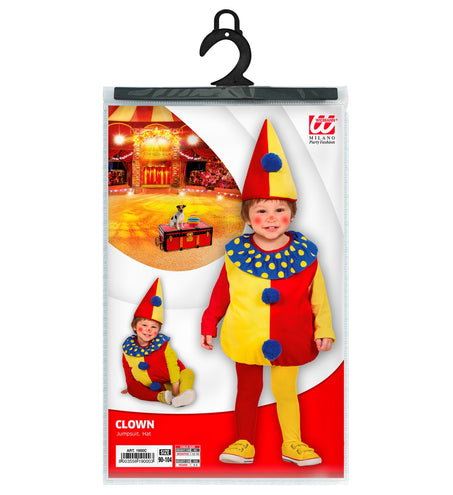 e-carnavalskleding-SYK Clownspak Daantje kinderen unisex