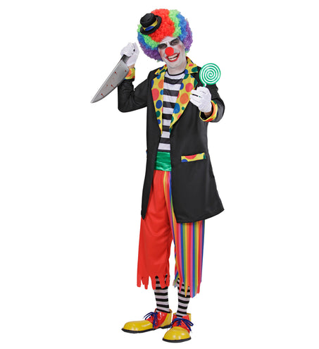 e-carnavalskleding-SYK Clownspak enge Samsom volwassenen