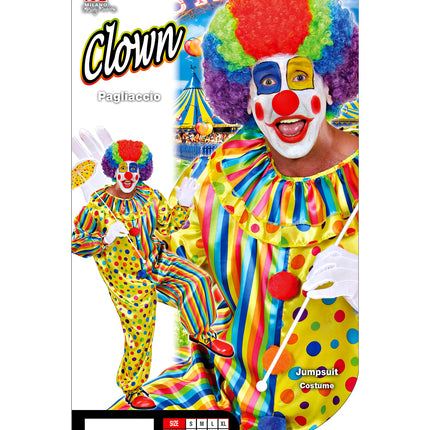 e-carnavalskleding-SYK Clownspak Flap vrolijk heren