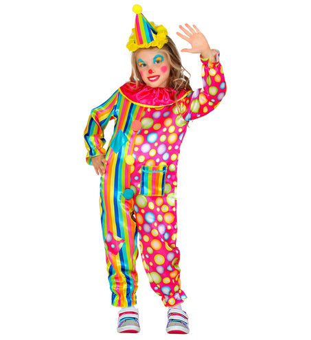 e-carnavalskleding-SYK Clownspak kinderen multi