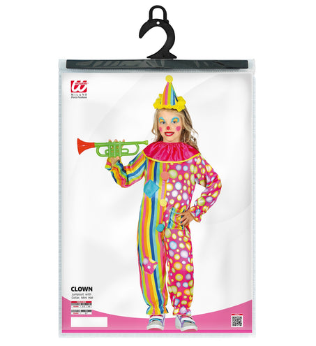 e-carnavalskleding-SYK Clownspak kinderen multi