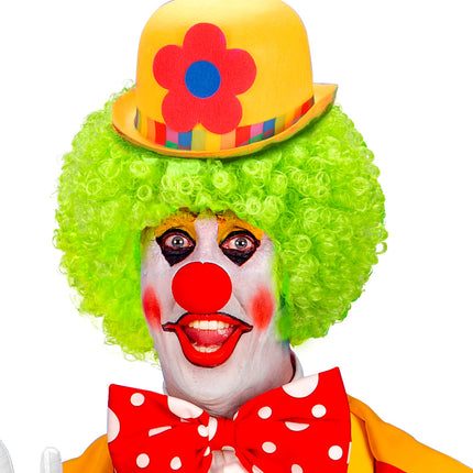 e-carnavalskleding-SYK Clownspruik krulletjes groen