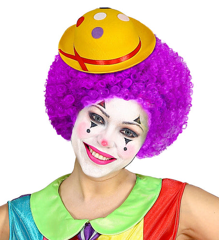 e-carnavalskleding-SYK Clownspruik krulletjes paars