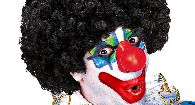 e-carnavalskleding-SYK Clownspruik krulletjes zwart