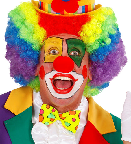 e-carnavalskleding-SYK Clownsstrik geel met bollen