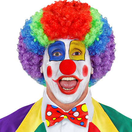 e-carnavalskleding-SYK Clownsstrik rood met bollen