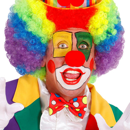 e-carnavalskleding-SYK Clownsstrik rood met bollen