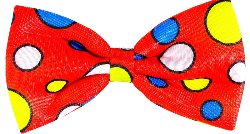 e-carnavalskleding-SYK Clownsstrik rood met bollen